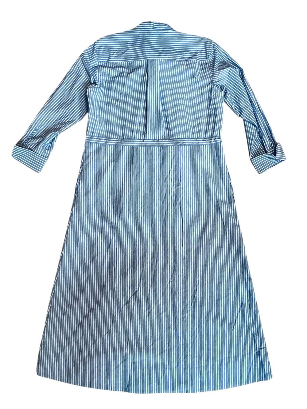 Rails Women’s Sz S Blue White Stripe Shivonne Midi Dress Button Front - Picture 7 of 14
